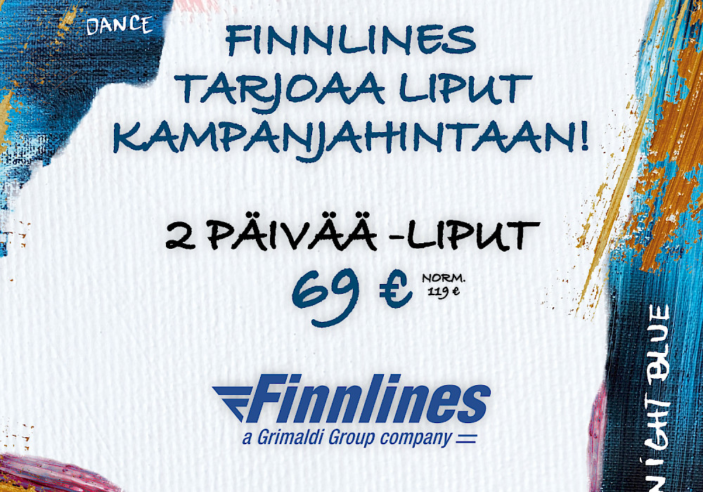 Finnlines tarjoaa kahden päivän liput huippuedulliseen kampanjahintaan!