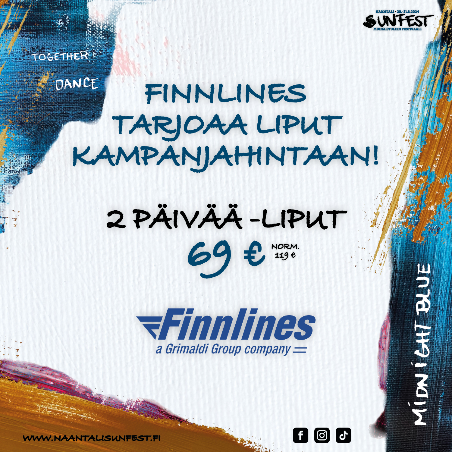 Finnlines tarjoaa kahden päivän liput huippuedulliseen kampanjahintaan!