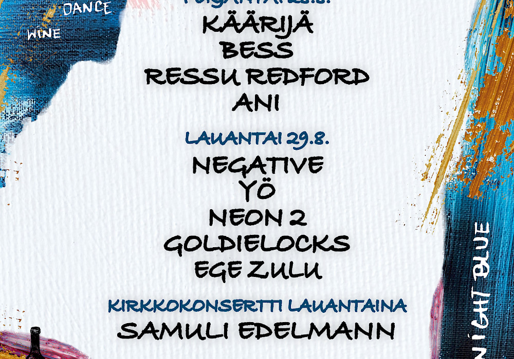 Kesän 2026 Naantali Sunfestien esiintyjät on julkaistu!